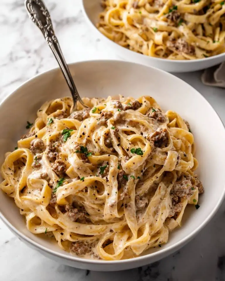 Ground Beef Alfredo Recipe