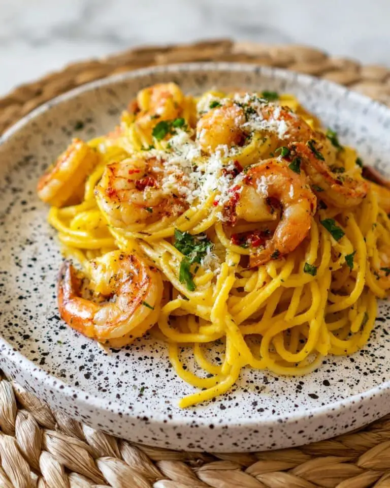 Garlic Prawn (Shrimp) Olive Oil Spaghetti Recipe