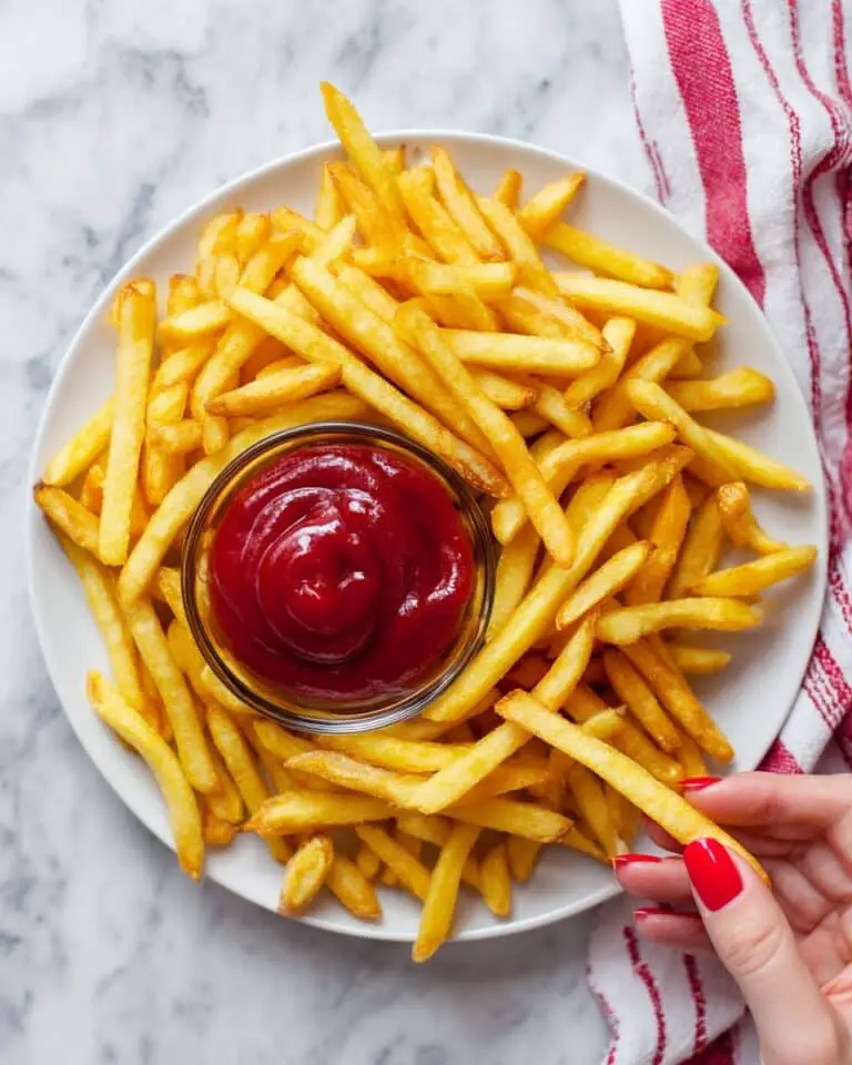 Air Fryer Frozen French Fries Recipe