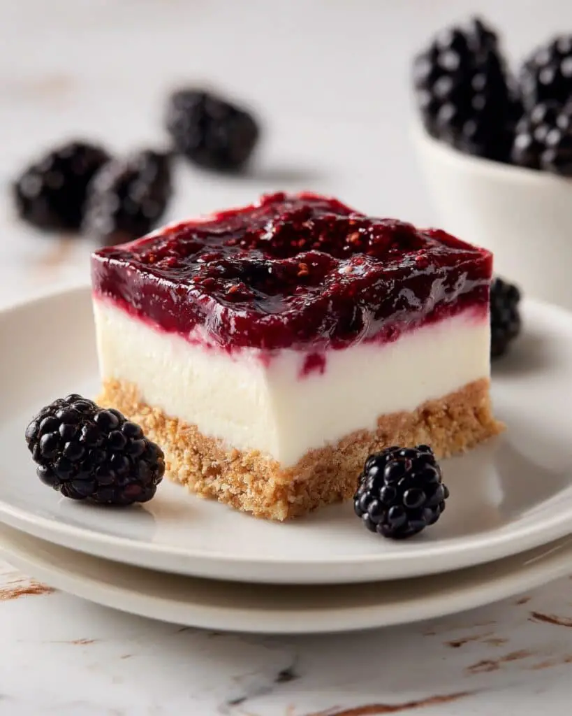 No Bake Blackberry Cheesecake Recipe