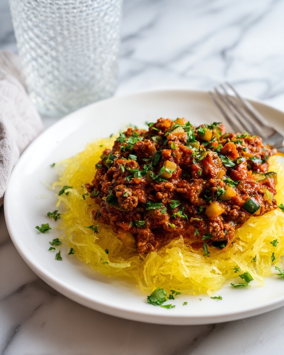 Spaghetti Squash Bolognese Recipe