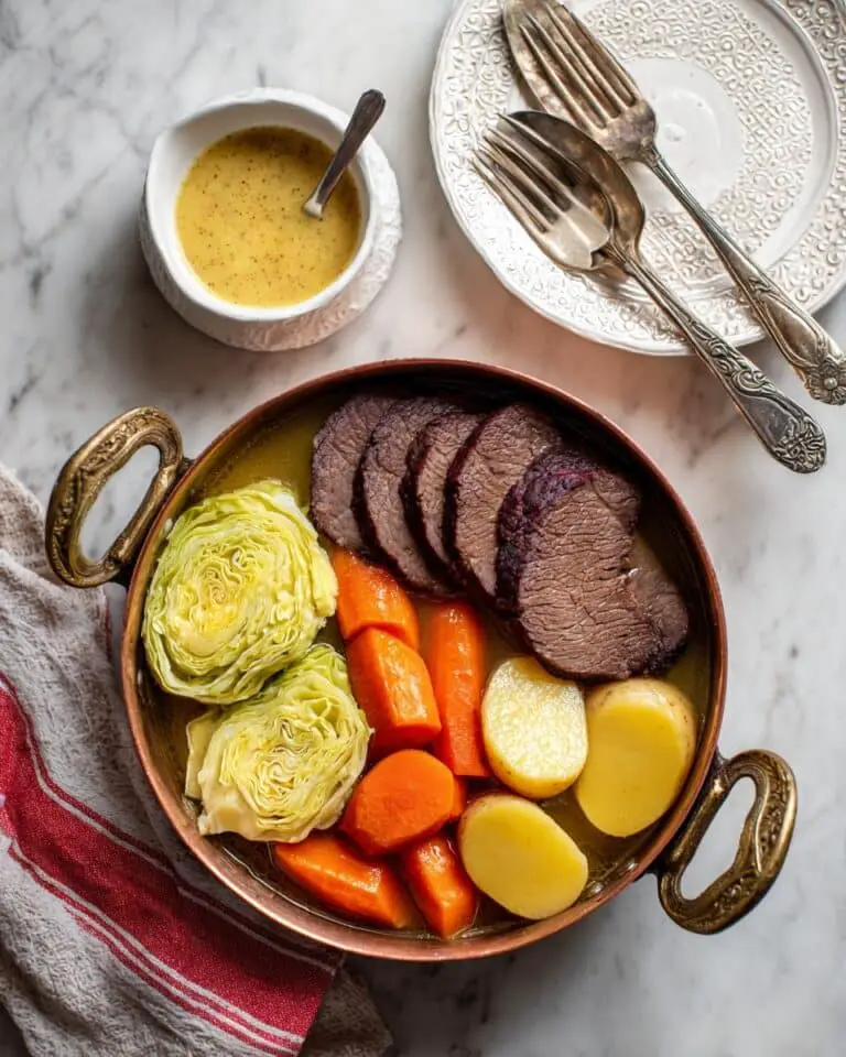 Baked Corned Beef and Cabbage Recipe