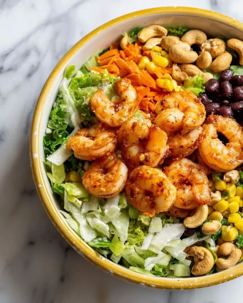 Shrimp Cabbage Salad with Dill and Lemon Recipe