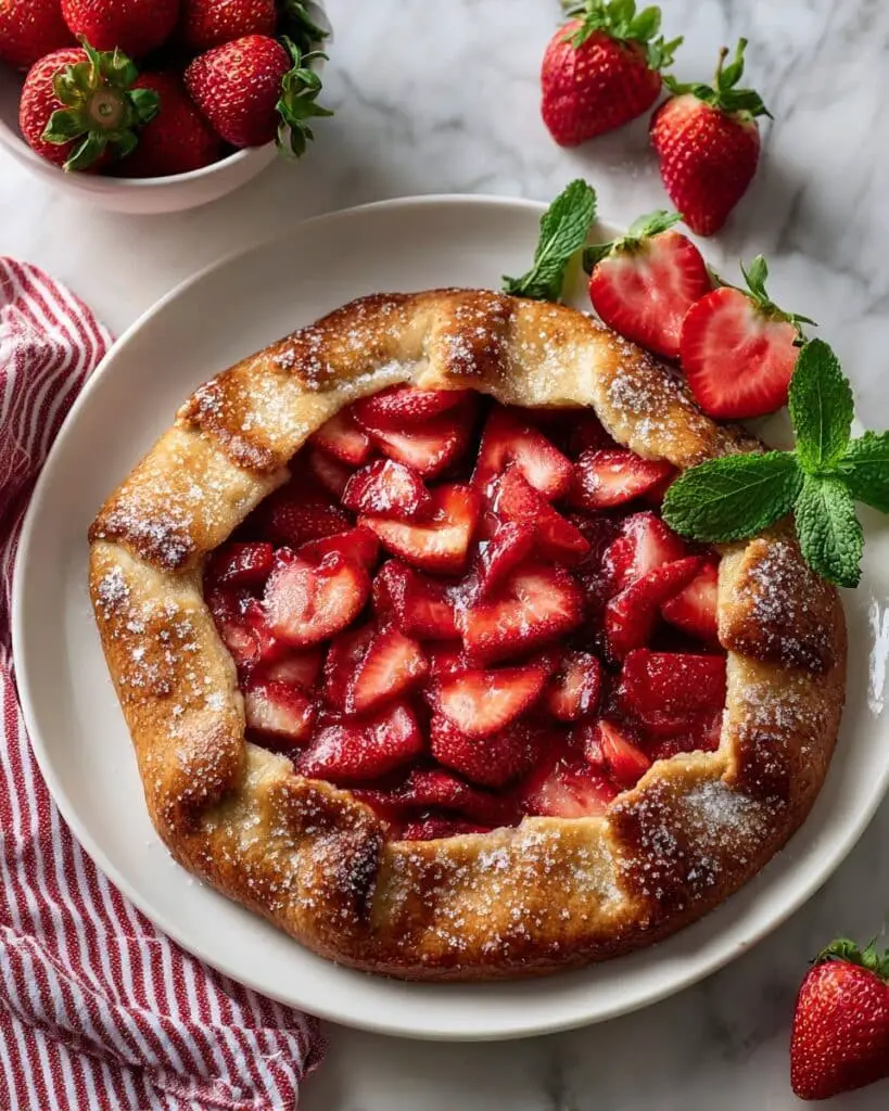 Rustic Strawberry Galette Recipe