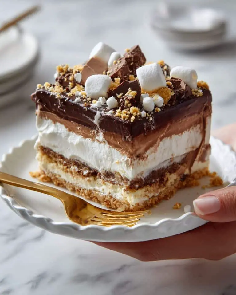 S’mores Lush Cake Recipe