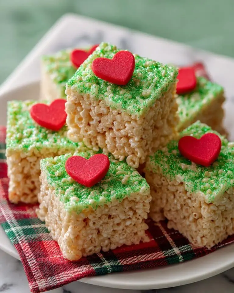 Grinch Rice Krispie Treats Recipe