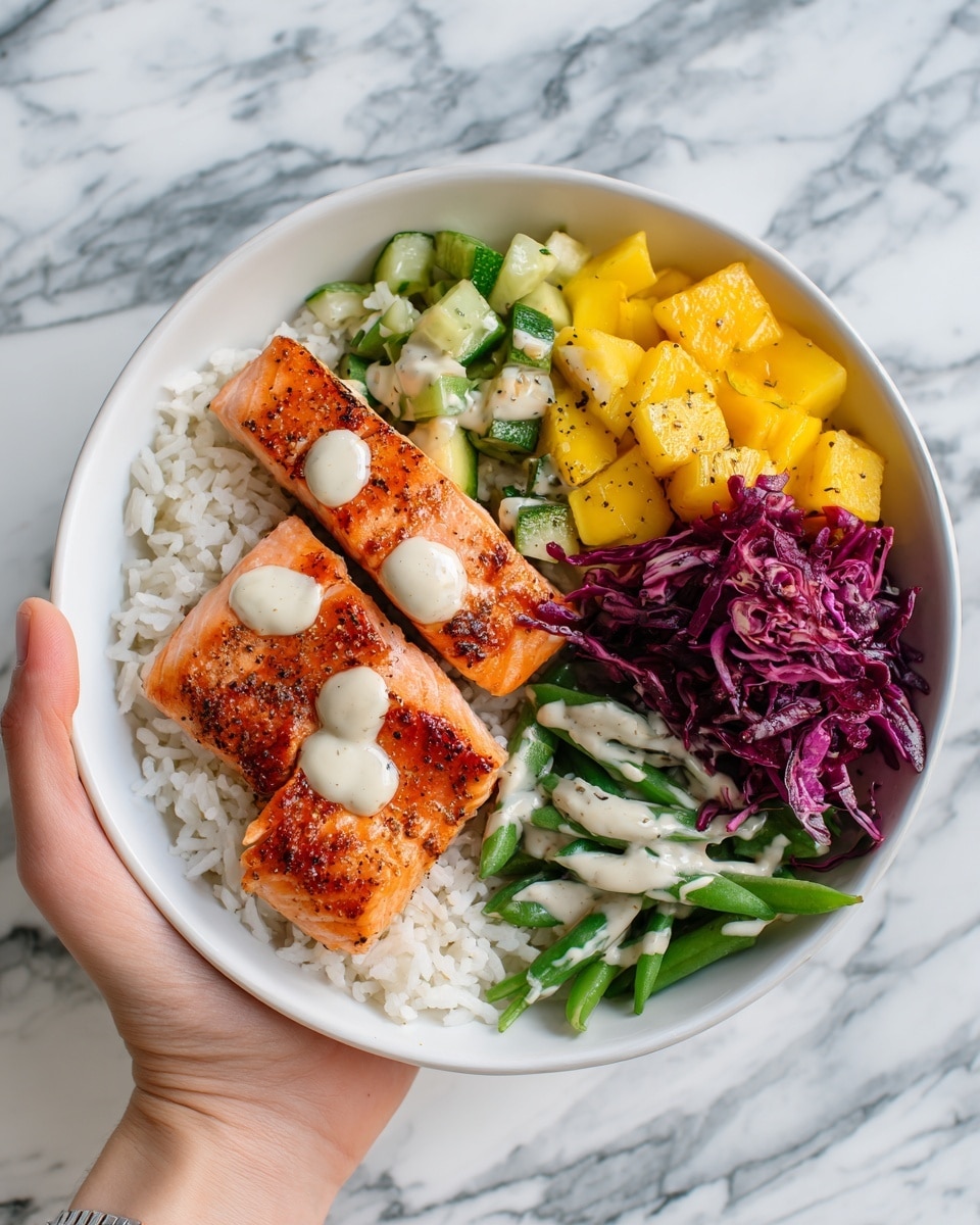 Teriyaki Salmon Bowls Recipe