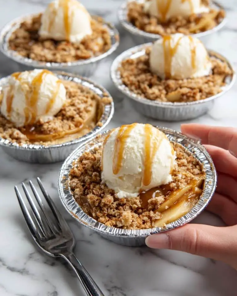 Campfire Apple Crisp in Foil Packets Recipe