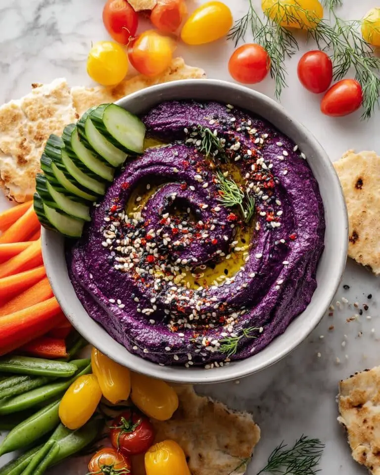 Roasted Beet Hummus Recipe