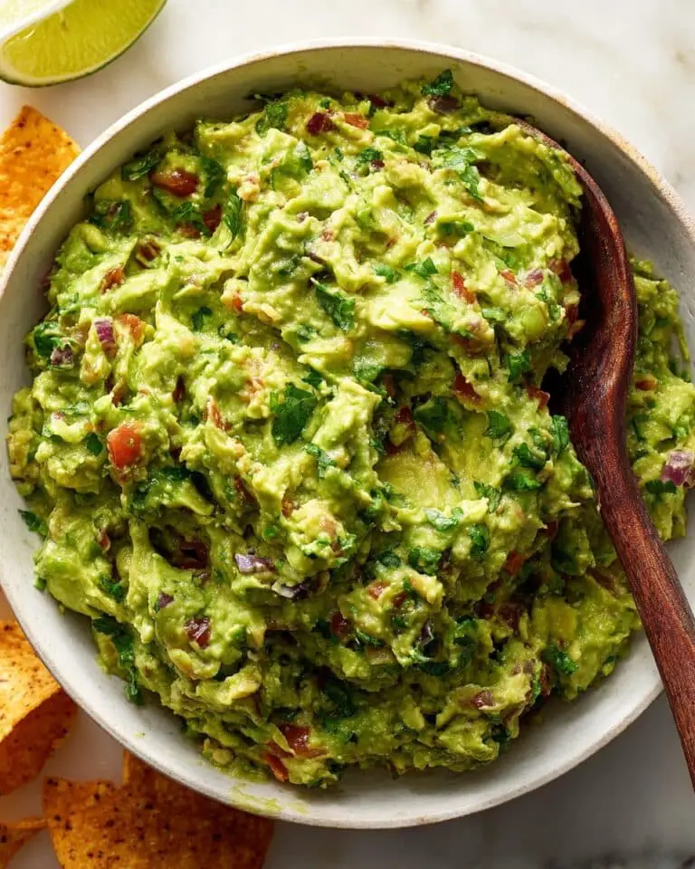 Easy Homemade Guacamole Recipe