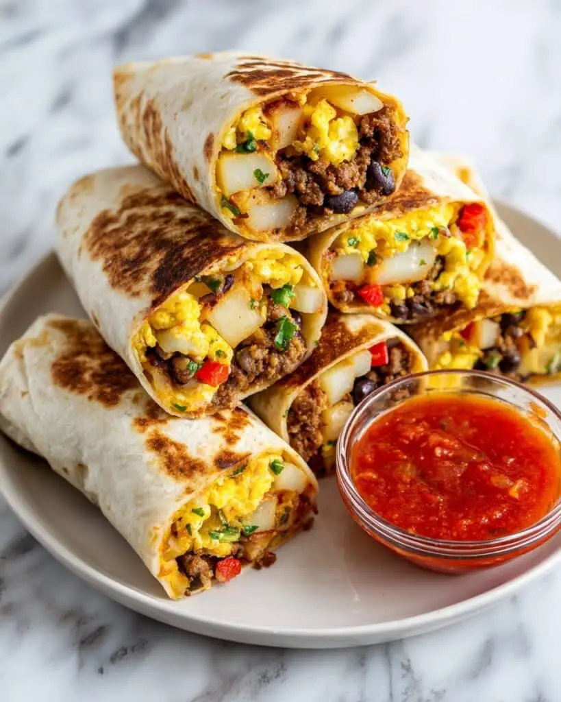 High Protein Breakfast Burrito Recipe