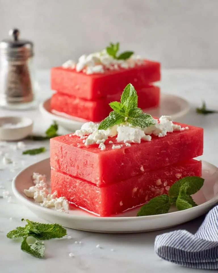 Watermelon Steak with Balsamic and Garlic Recipe