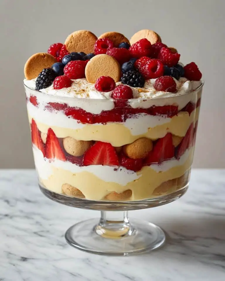 Patriotic Berry Trifle Recipe