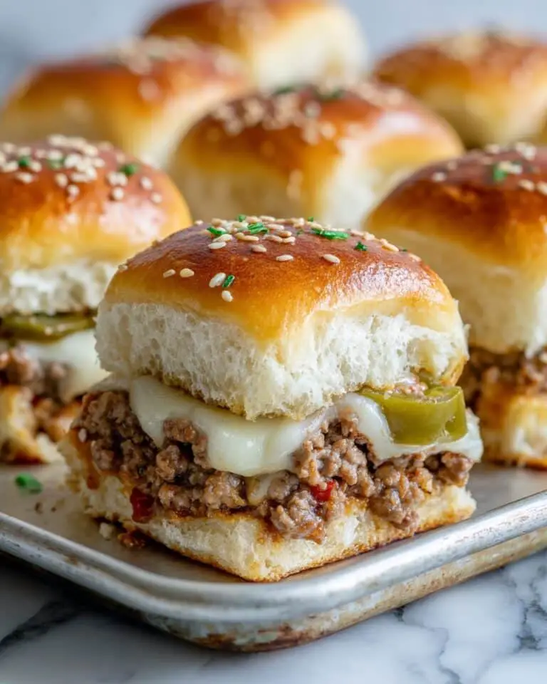 Philly Cheesesteak Sliders Recipe