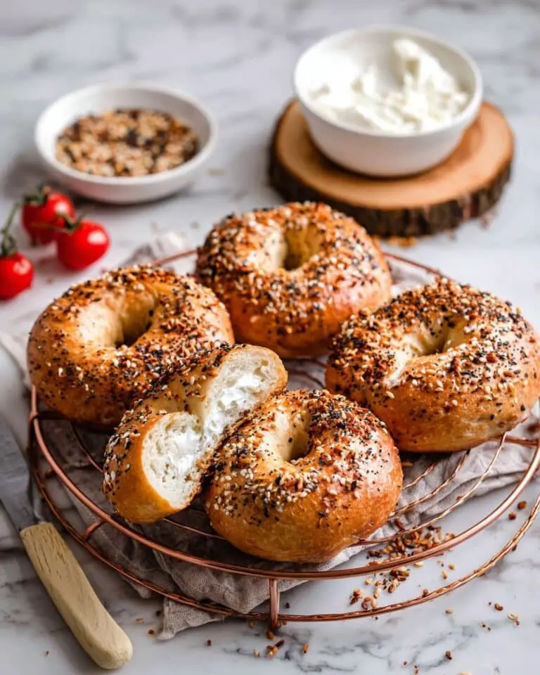 Easy High Protein Bagels (Only 5 Ingredients) Recipe