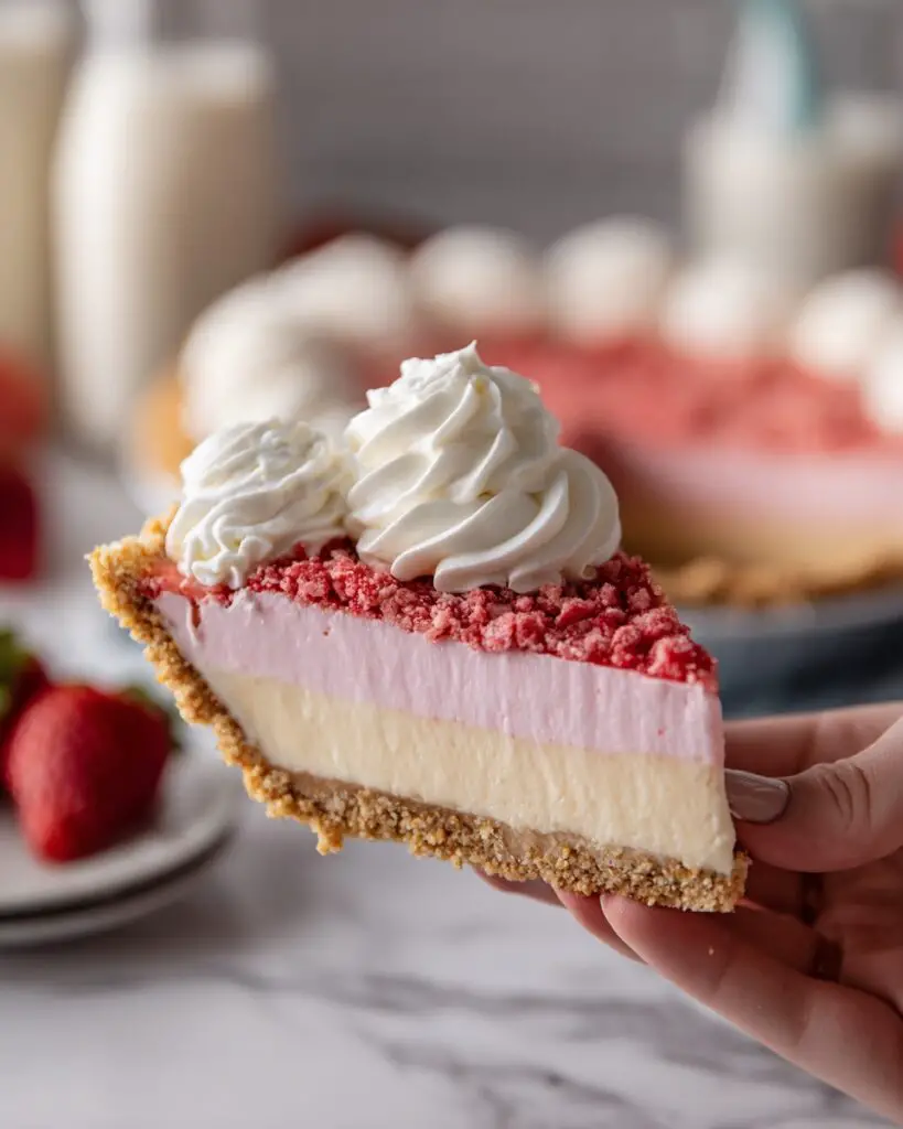 Strawberry Crunch Cheesecake Recipe