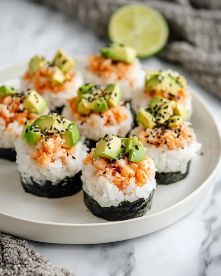 Easy Baked Sushi Cups with Shrimp Recipe