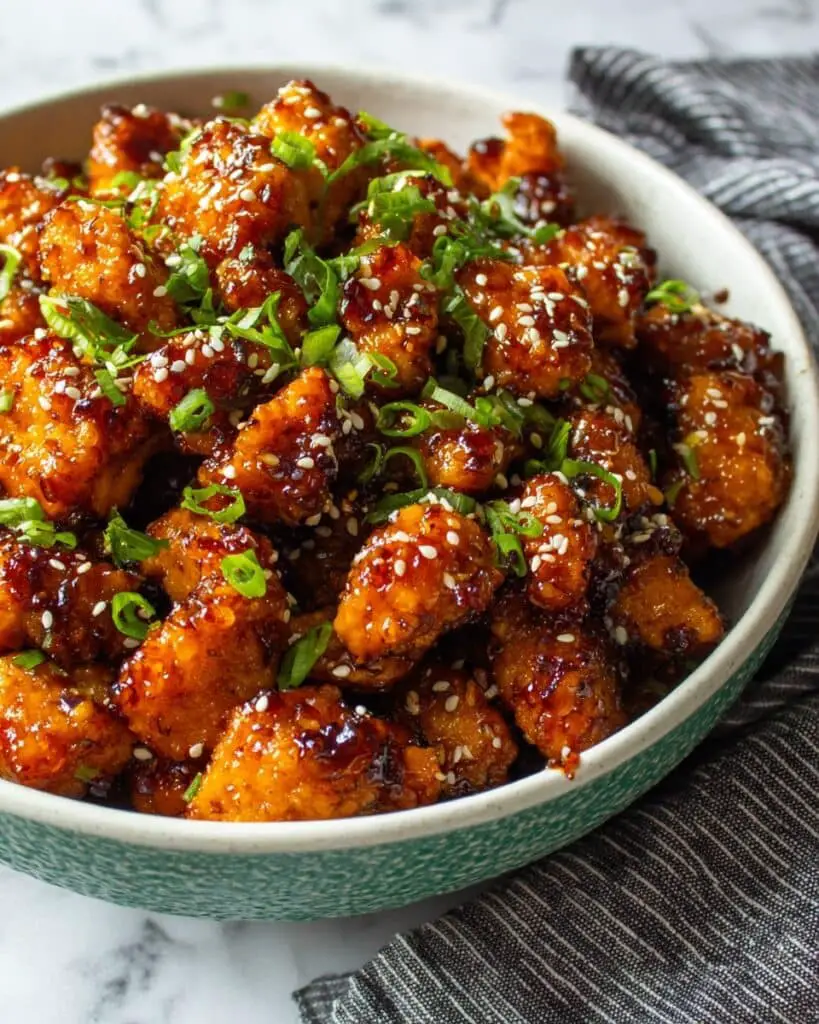 Crispy Honey Garlic Salmon Bites Recipe