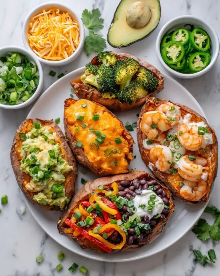 Stuffed Sweet Potatoes with Five Irresistible Filling Options Recipe