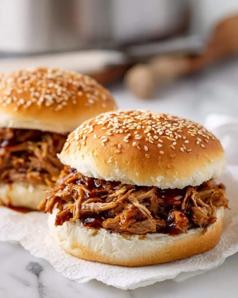 Shredded BBQ Chicken (Crock Pot Recipe) Recipe