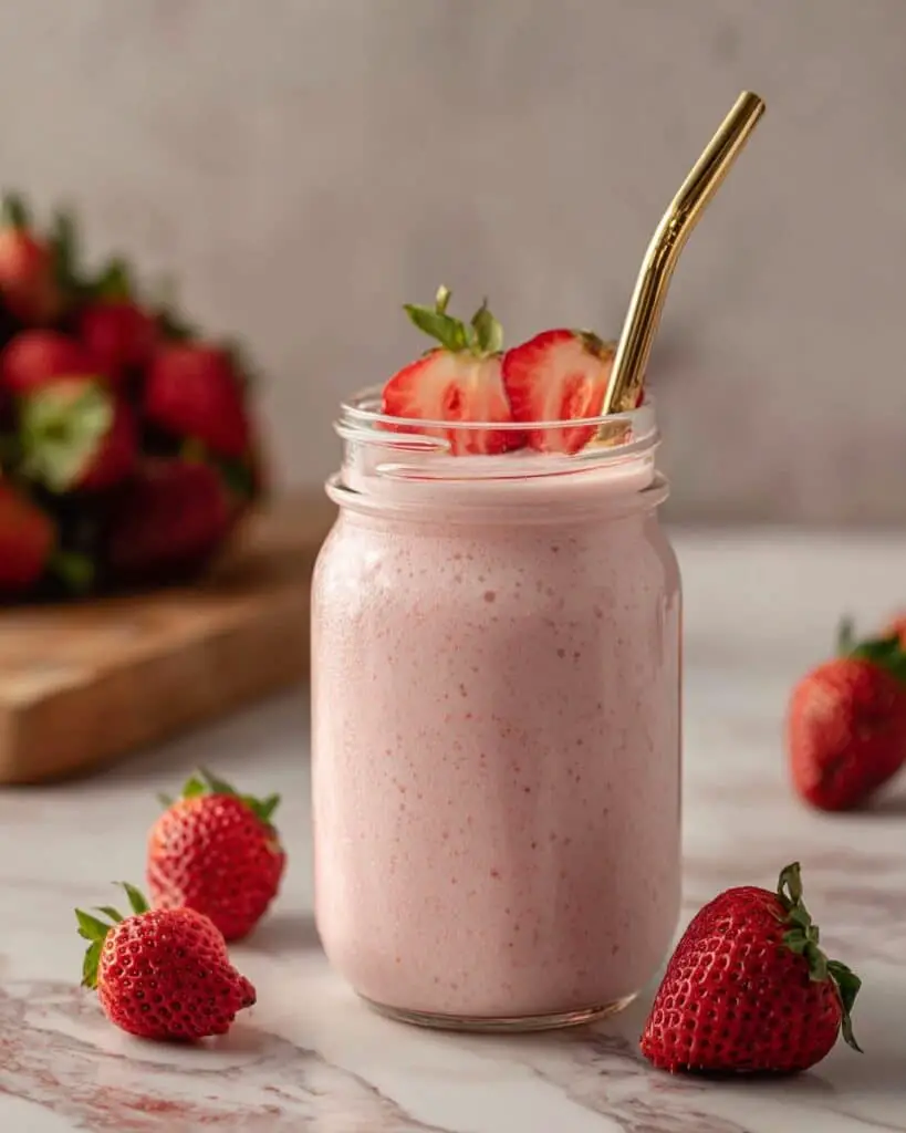 Strawberry Protein Shake Recipe
