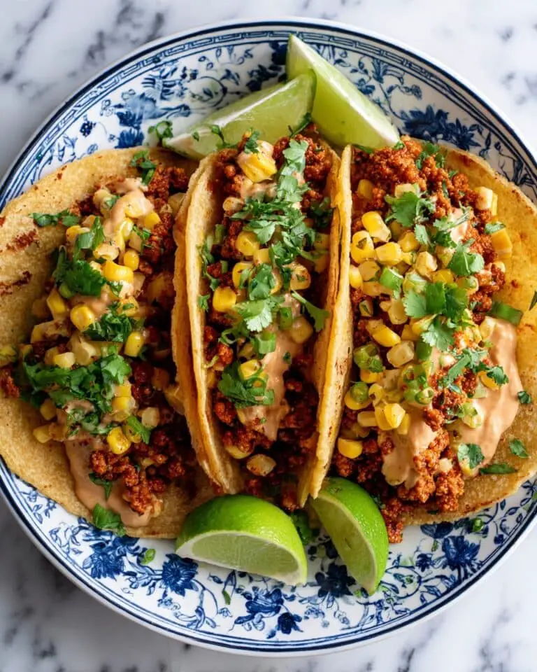 Crispy Baked Chicken Tacos with Dairy-Free Street Corn Recipe