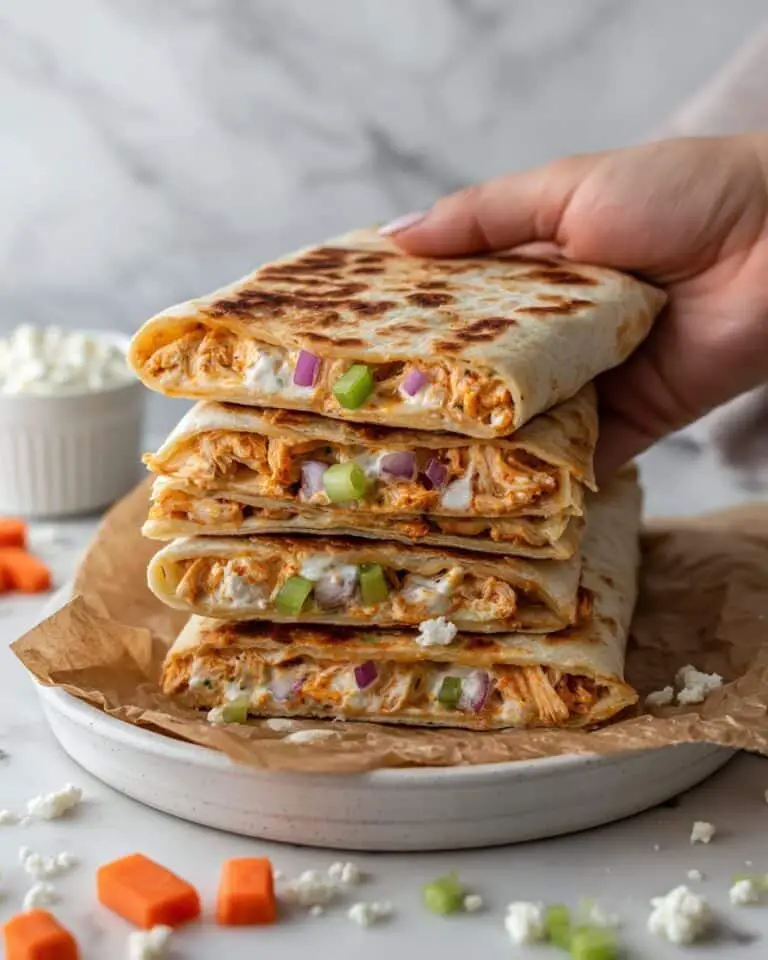 Buffalo Chicken Crunch Wrap Recipe