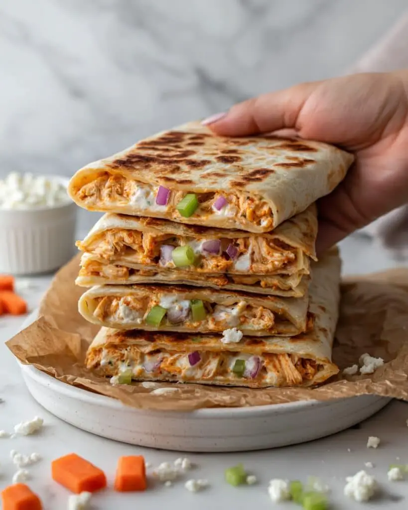 Buffalo Chicken Crunch Wrap Recipe