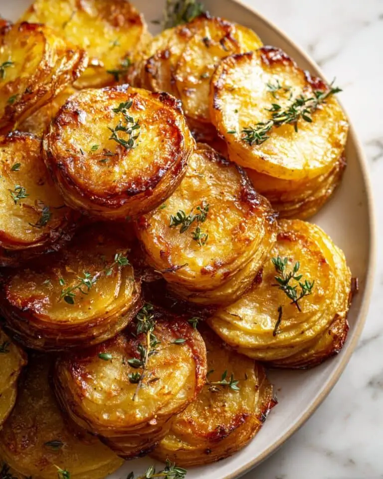Crispy Parmesan Potato Stacks Recipe