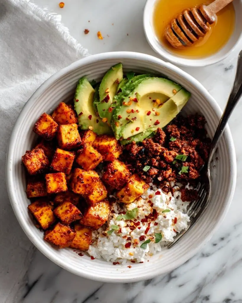 Viral High-Protein Cottage Cheese Taco Bowl Recipe