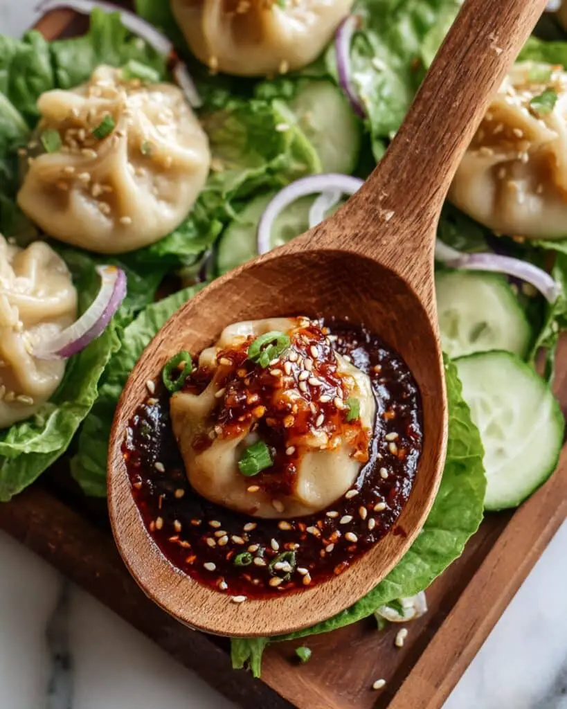 Viral Dumpling Salad Recipe