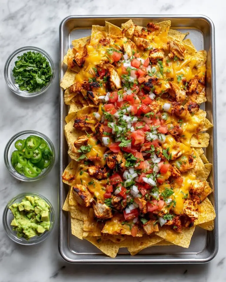 Loaded Chili-Lime Chicken Nachos Recipe