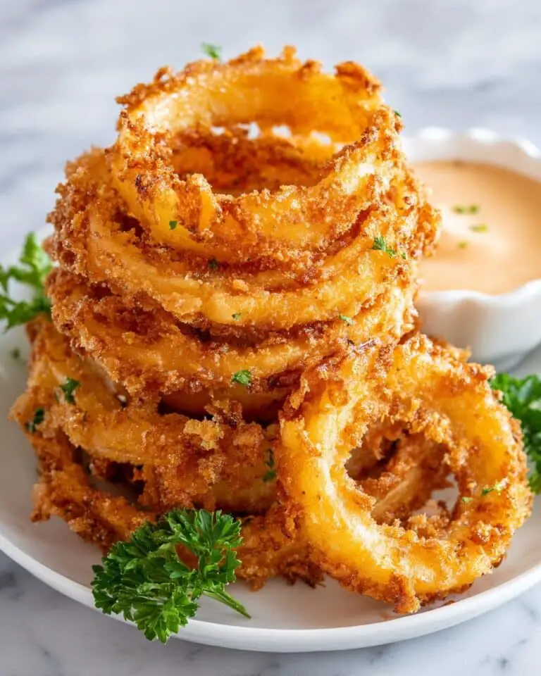 Extra Crispy Onion Rings Recipe