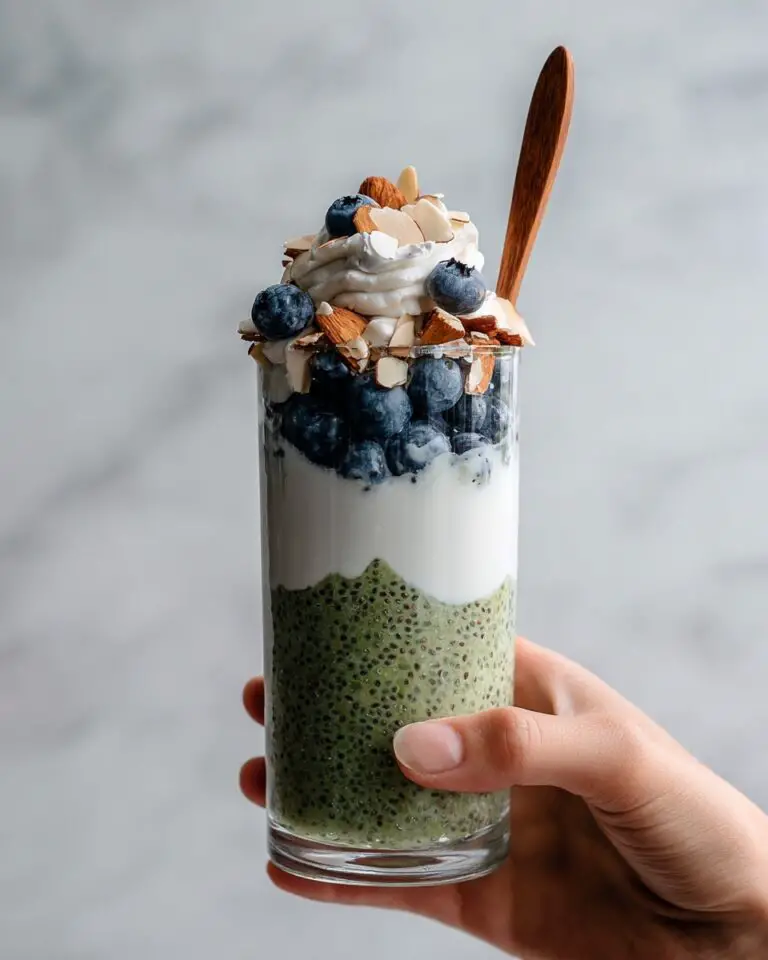 Matcha Blueberry Chia Parfait Recipe
