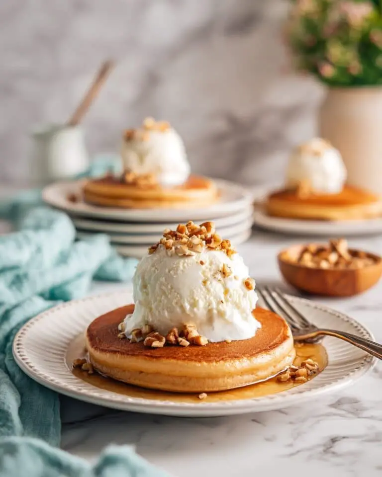 Flaky Brown Butter Cinnamon Roll Pancakes Recipe