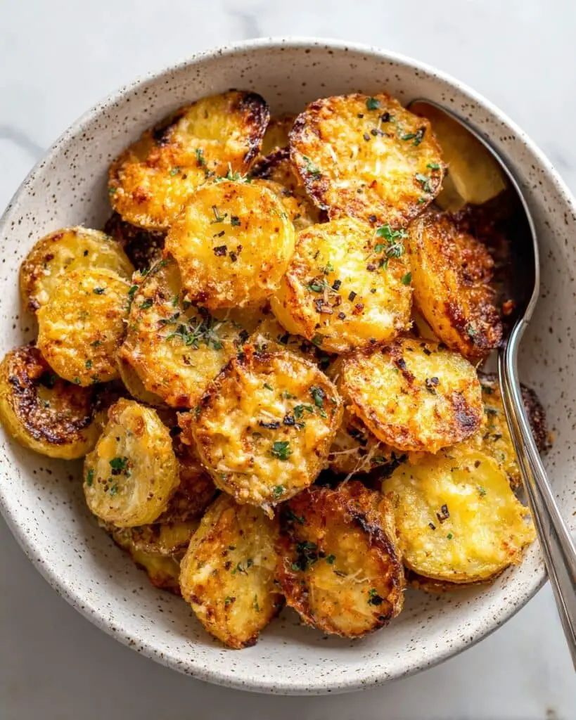 Parmesan Crusted Baby Dutch Potatoes Recipe