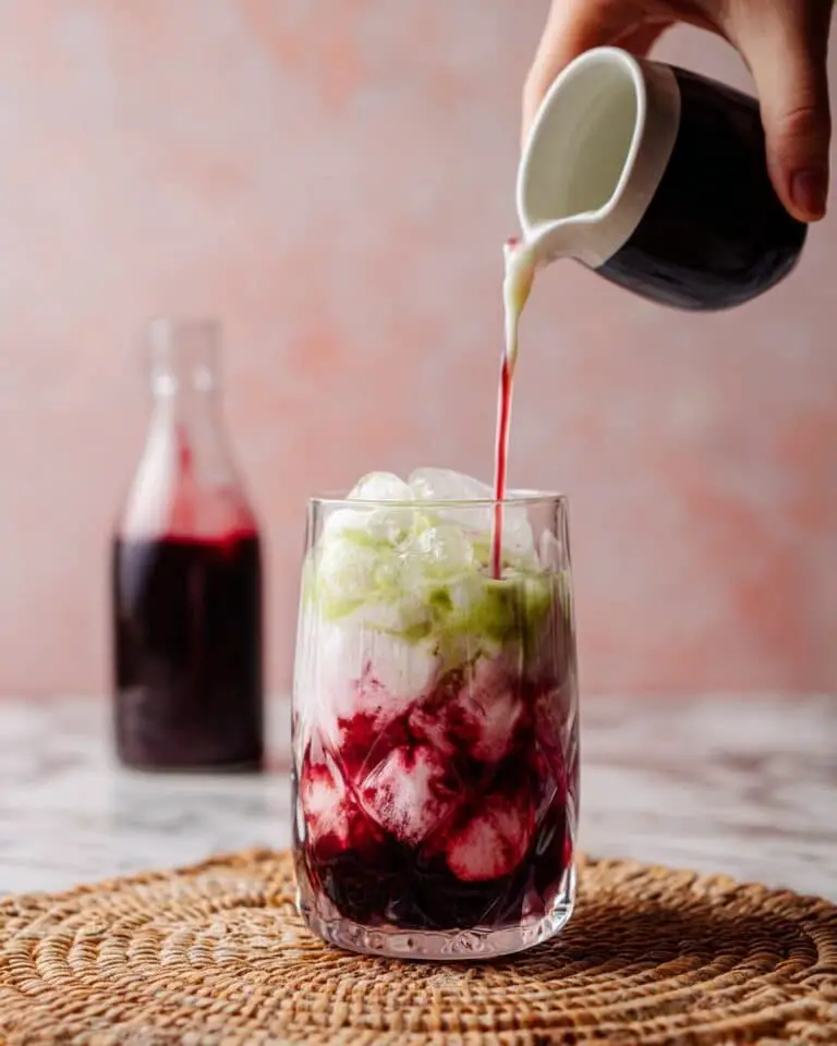 Iced Raspberry Matcha Latte Recipe