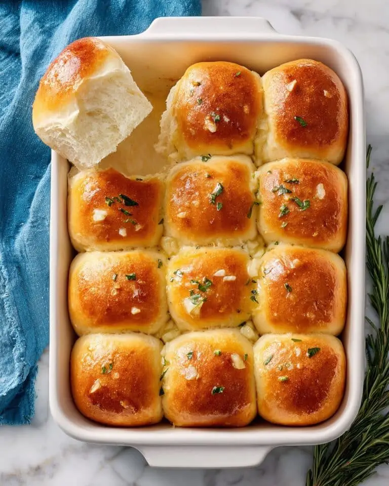 Garlic Herb Pull Apart Rolls Recipe
