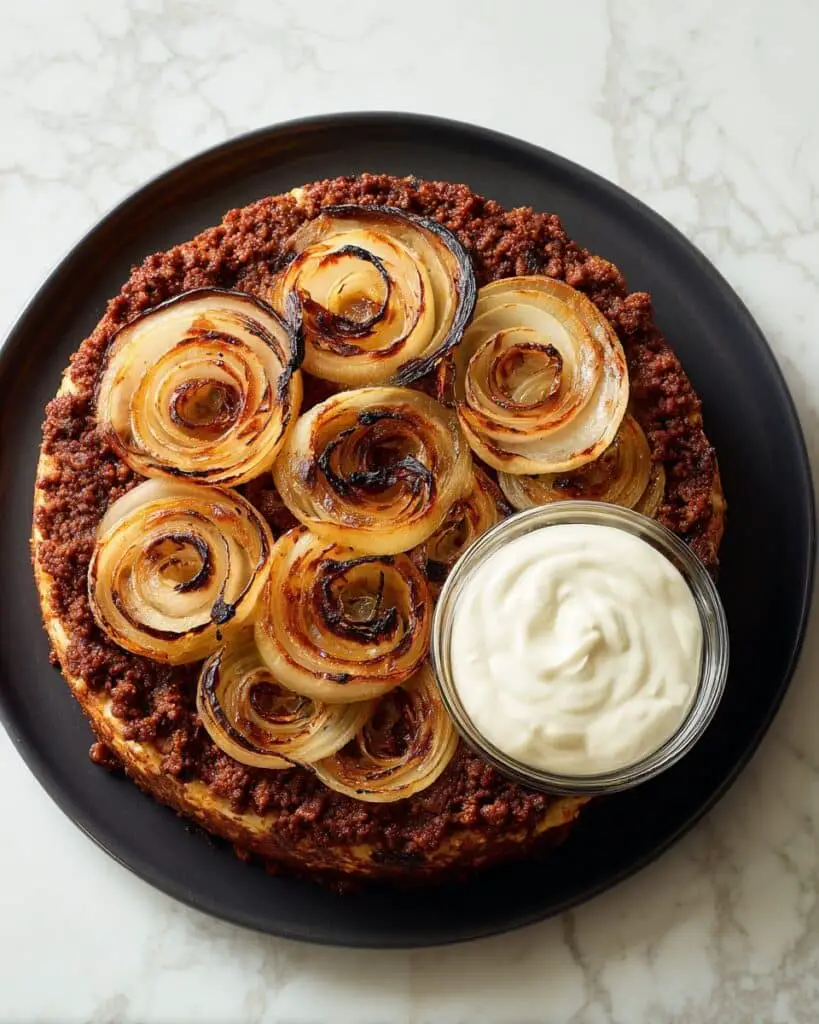 Crispy Baked Onion Chips with Parmesan and Spiced Seasoning Recipe