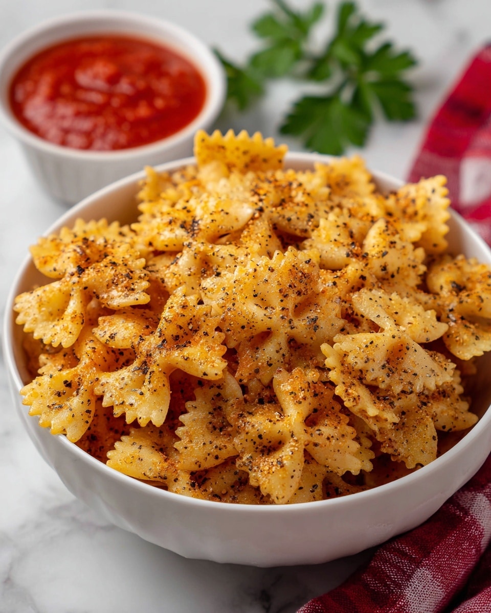 Air Fryer Pasta Chips Recipe