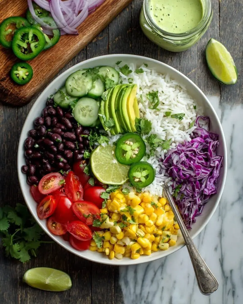 Black Bean Burrito Bowl Recipe