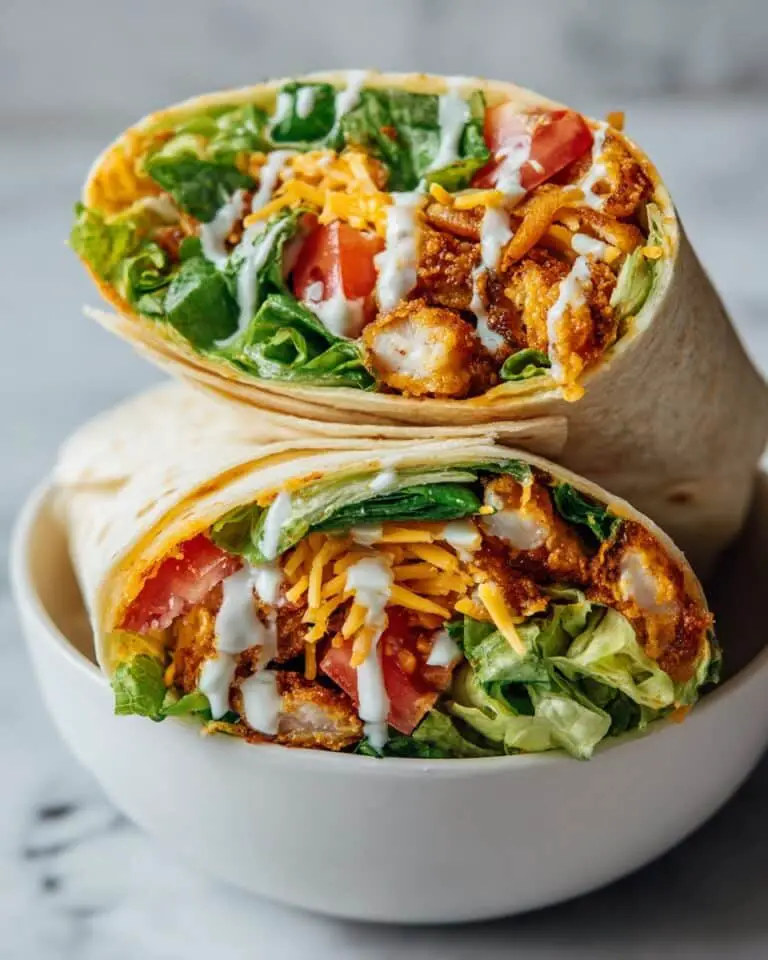 Pickle-Brined Fried Chicken Wraps Recipe