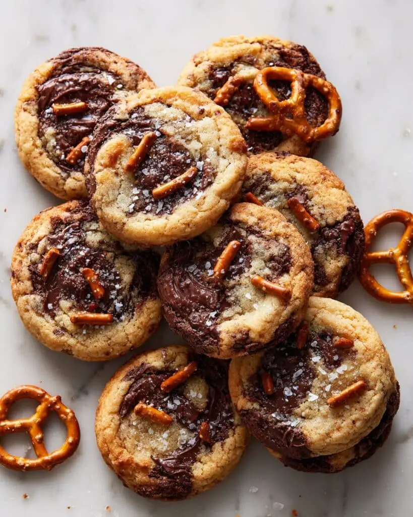 Brown Butter Chocolate Chip Pretzel Cookies Recipe