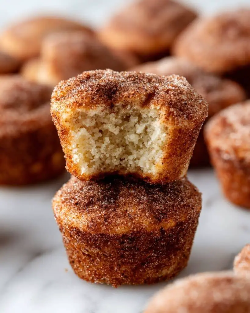 Cinnamon Sugar Donut Muffins (Snickerdoodle Muffins) Recipe