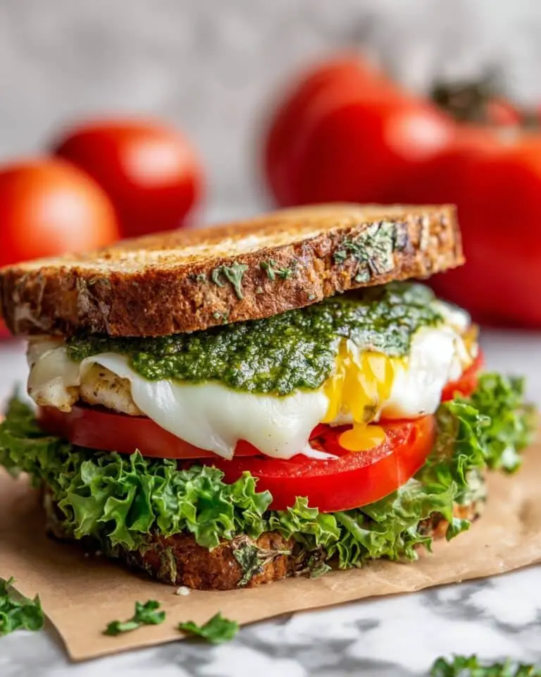 Grilled Chicken Pesto Sandwich Recipe