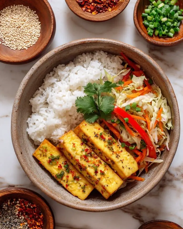 Spicy Cabbage Stir Fry with Crispy Tofu Recipe