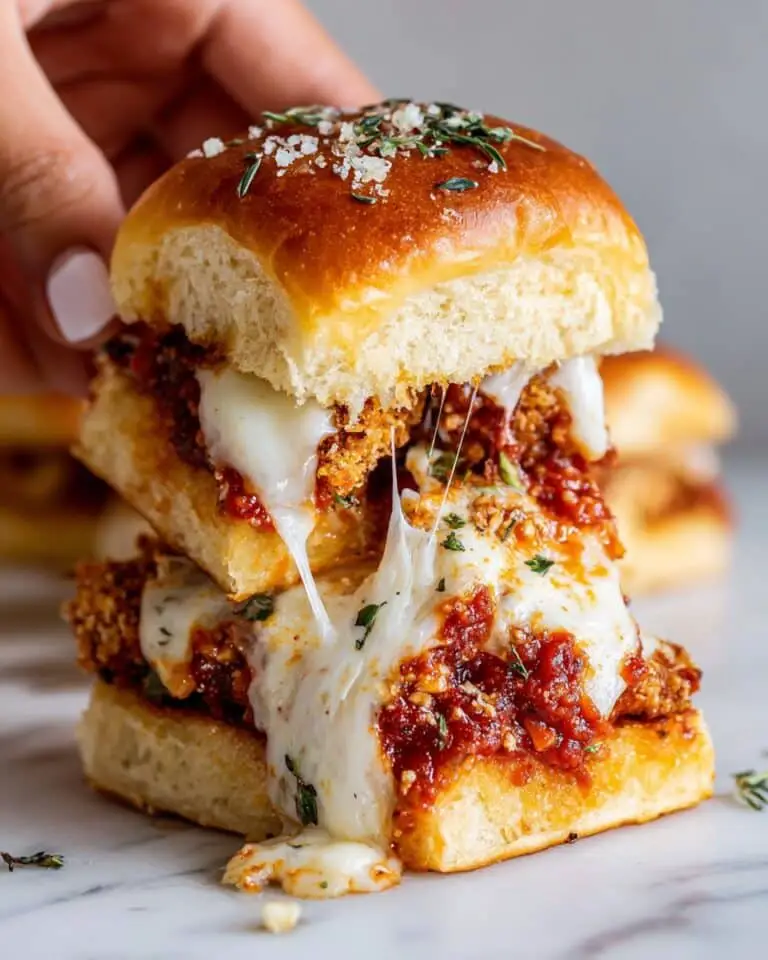 Chicken Parm Sliders with Chicken Nuggets Recipe