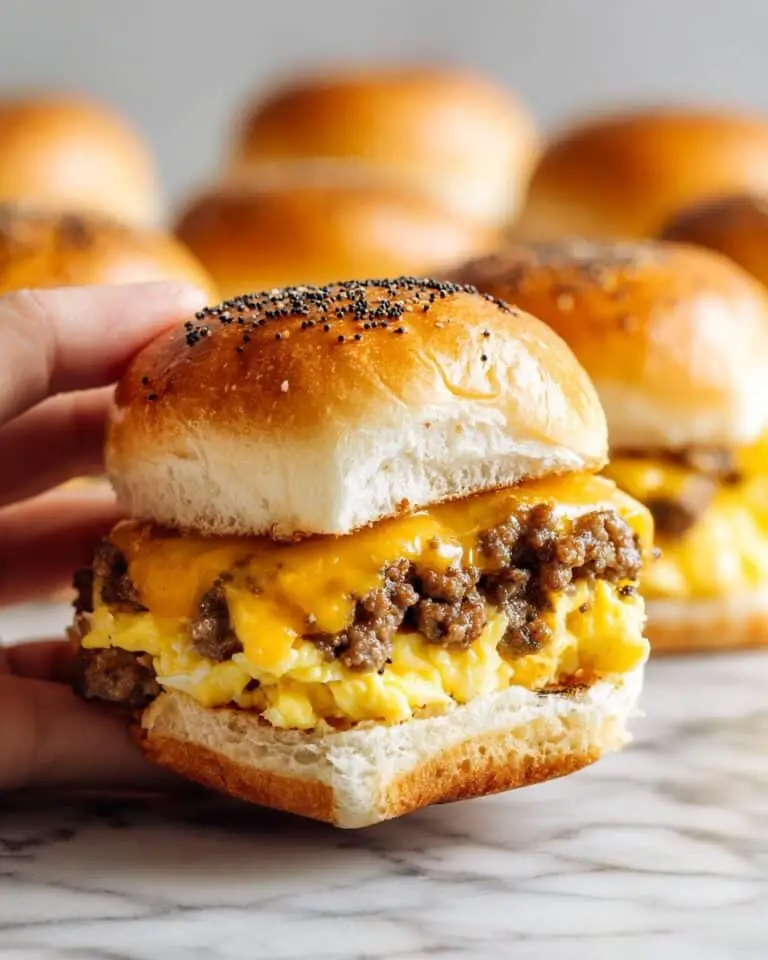 Hawaiian Roll Breakfast Sliders Recipe
