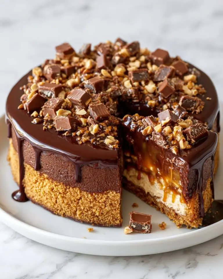 Snickers Cheesecake Recipe