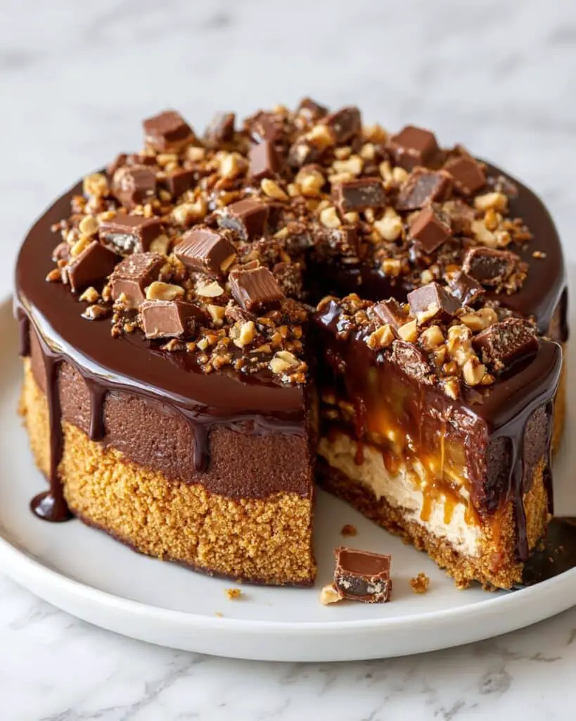 Snickers Cheesecake Recipe